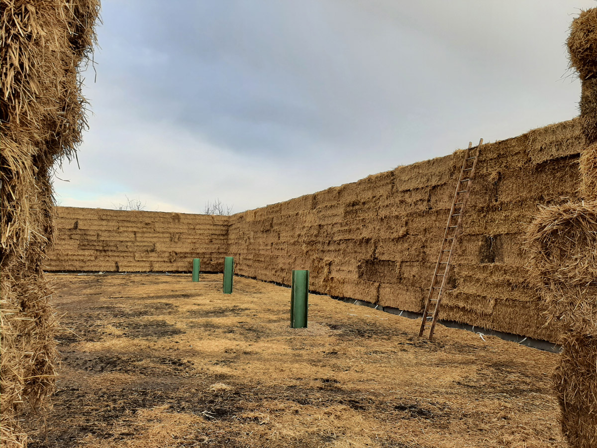 Halle 2 Wände halbfertig